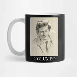 Columbo Portrait Drawing Mug